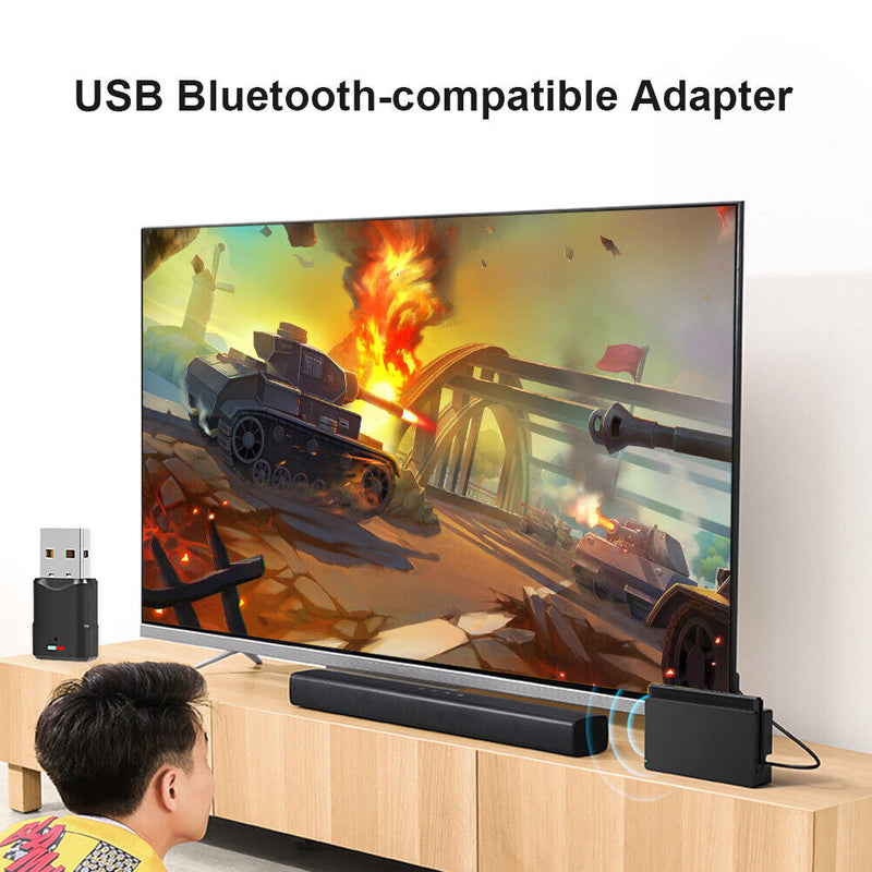 BT90 USB Bluetooth Compatible 5.0 Adapter Audio Transmitter for PC Computer PS5