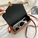 Portbale Female Street Plaid Purse PU Envelope Crossbody Bags Shoulder Clutches