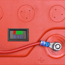 LCD Digital Dual Display Voltmeter Meter Battery Capacity Indicator (Blue) Newly