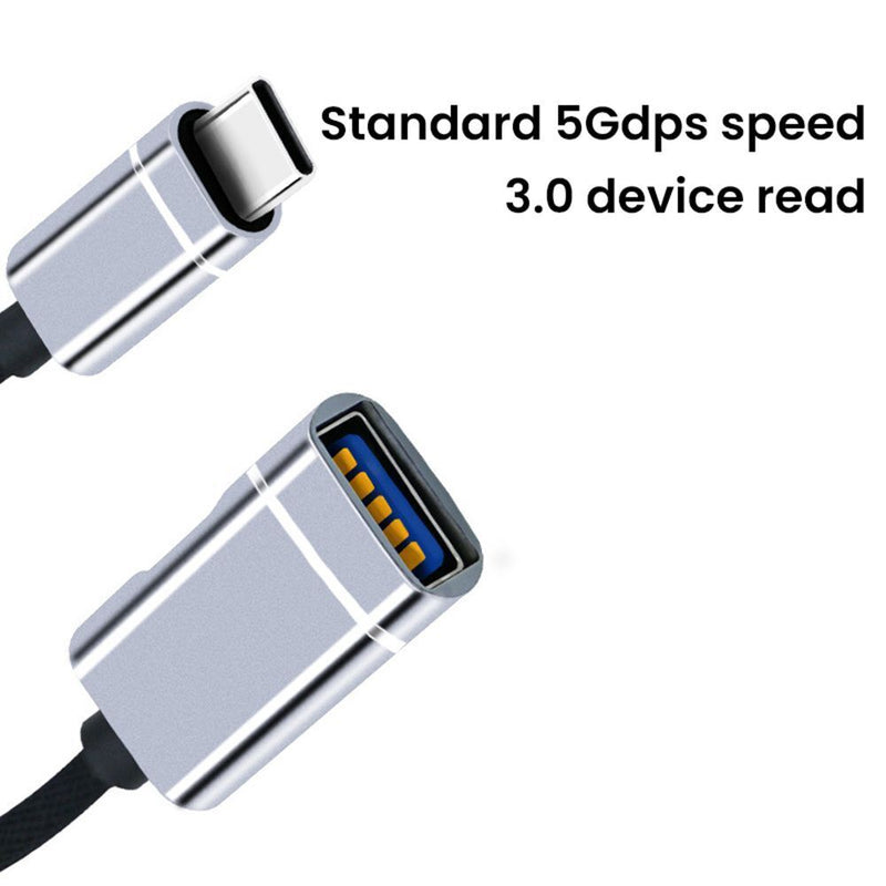 Disk Reader Power Supply Converter PD Fast Charging USB 3.0 Type-C OTG Adapter