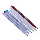 6pcs/Set Water Soluble Pens Air Erasable Fabric Maker Pen Cutter Chalk