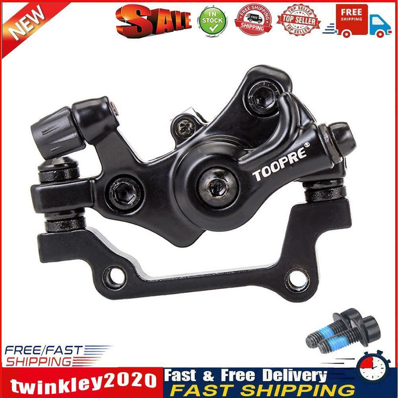 Bike Mechanic Disc Brake Caliper Brake Pad Rotors MTB Parts (Black Rear) Newly