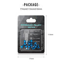 12x M5x10mm Disk Brake Rotor Bolts Mountain Bike T25 Brake Screws (Blue) Newly