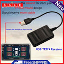 USB TPMS Android Tire Pressure Control System with 4 Internal Sensors