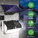 LED Solar Light PIR Motion Sensor 3 Modes Outdoor Street Wall Lamp (318LED)