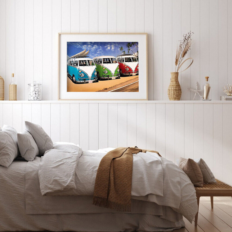 DIY Diamond Painting Car Full Round Drill Rhinestone Picture Newly