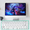 Hot Swap Keyboard Kit Bluetooth-compatible with 72pcs Red Shafts (Green)