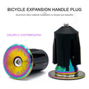 1 Pairs Bike Handlebar End Plugs MTB Cycling Aluminum Handle Bar Grips Cap Newly