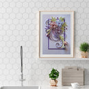 5D DIY Diamond Painted Round Diamond Flower Series E602