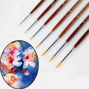 Paint Sable Hair Detail Drawing Acrylic Oil Painting Pen Nail Brushes