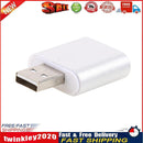 USB Sound Card 7.1 Channel External USB To 3.5mm Audio Adapter for Laptop Newly