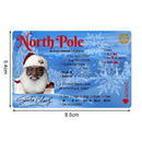 Claus Christmas Decorations Santa License Driving License Santa's Sleigh Lost