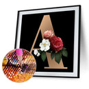 5D DIY Letter Full Square Diamond Painting Mosaic Rhinestone Crafts Drawing A