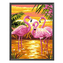Cross Stitch Kits 11CT Stamped DIY Flamingo Full Embroider Needlework