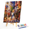 Couple in Alley Oil Paint By Numbers Kit DIY Acrylic Painting on Canvas