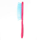 Wide Teeth Air Cushion Combs Scalp Massage Hollow Grid Airbag Brush (Rose)
