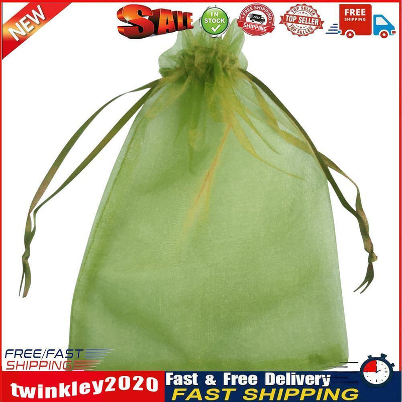 50pcs Garden Drawstring Net Bags Vegetable Fruit Grapes Protection Pouch Newly