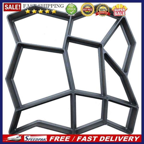 Garden Pavement Mold DIY Manually Paving Cement Concrete Brick Mould (10)