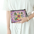 DIY Colorful Special Shaped Diamond Painting Wristlet Clutch Zipper Wallet Newly