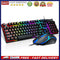 TF200 Rainbow RGB Back Light Keyboard Mouse Mice Wired Keyboard Mouse Combos Set