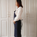 Unisex Hanging Neck Hotel Restaurant Cafe Barber Shop Bakery Waiter Denim A