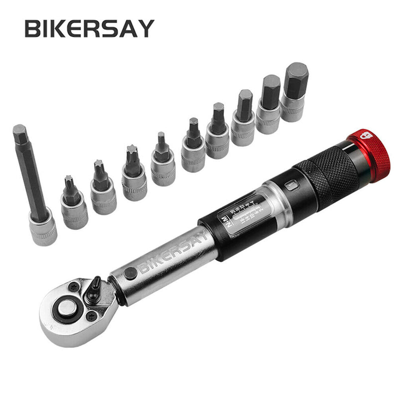 BIKERSAY 2-20Nm Torque Wrench Bicycle Repair Maintenance Spanner Tools Kit