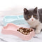 Dish Feeder Cat Puppy Bone Shape Cat Bowls Food Water Feeder Pet Double Bowls