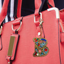 DIY Key Chain Diamond Painting Letters Women Bag Keyring Pendant Gift (B) Newly