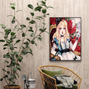 Rose Beauty Oil Paint By Numbers Kits Canvas Picture Wall Art DIY Craft Coloring