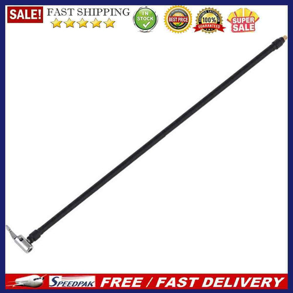 Lock-on Air Chuck with Rubber Hose Car Motorcycle Tire Tyre Pump Hose Adapter