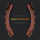 Car Steering Wheel Booster Cover Interior Accessories (Peach Wood Grain) Newly