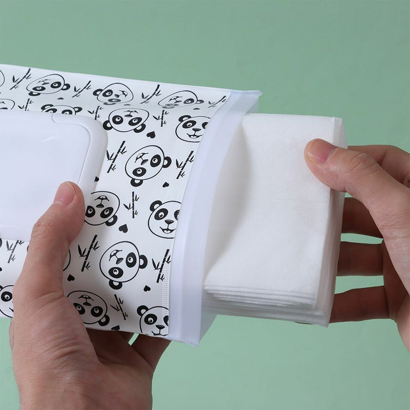 Easy-carry Clamshell Snap-strap Clean Wipes Carrying Case Wipe Bag Container