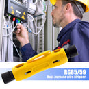 Multi-function RG85/59 Coaxial Cable Stripper Electrical Stripping Pliers Newly