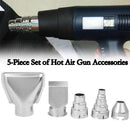 5 Set Hot Air Blower Hot Air Gun Hot Air Blower Nozzle Made Of Stainless Steel~
