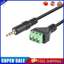 3.5mm 3 Pole Stereo Male to AV Screw Video Shield 30cm Balun Terminal Cable