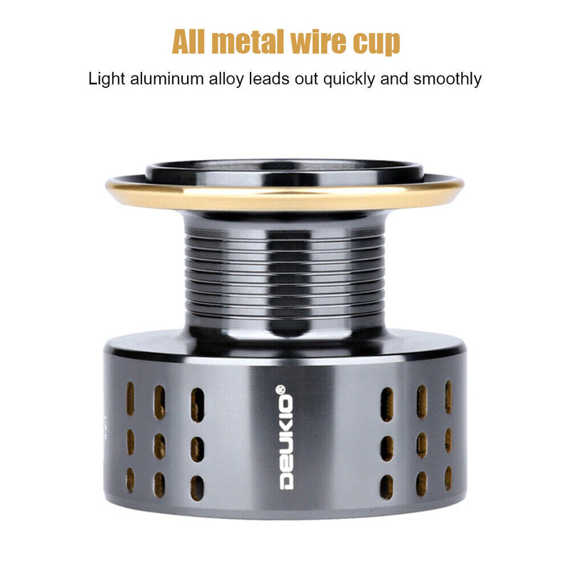 15-20kg Max Drag Spinning Fishing Reel 5.2/1 Speed Ratio Tackle (DA5000) Newly