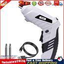 Electric Screwdriver Rechargeable Power Drill Screw Installation (White) Newly