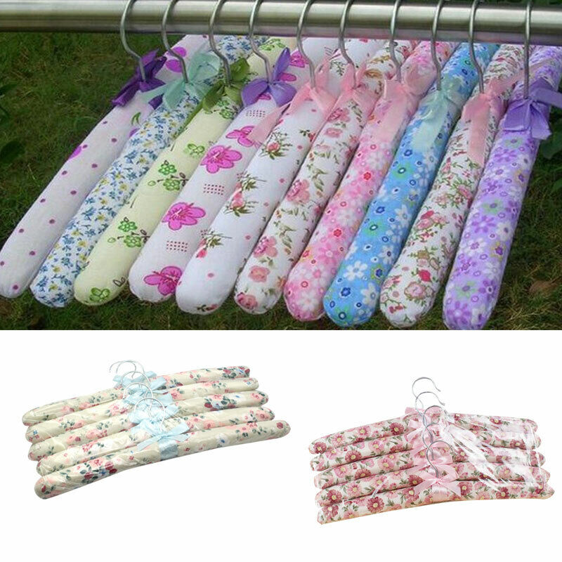 5X Soft Hook Wooden Sponge Padded Floral Coat Clothes Suit L0C0 T6M5 Shirt Y7W2