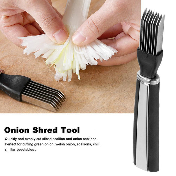 Steel Green Spring Onion Vegetable Shredder Slicer Cutter K8N9 Q8V3