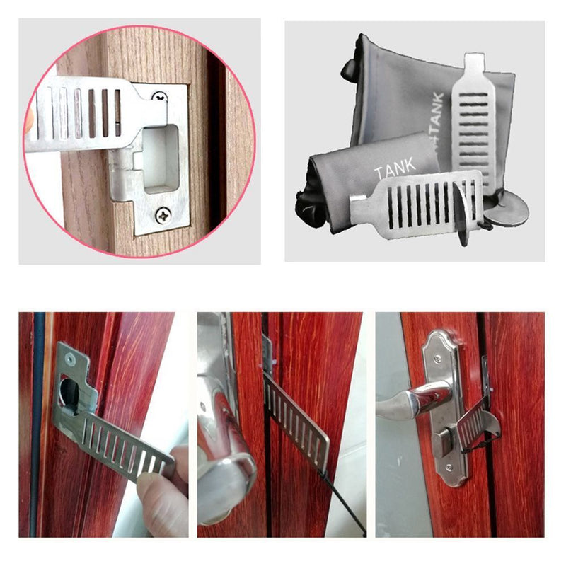 Door Stop Portable Stopper Punch-free Door Locks Travel Anti-Theft Lock