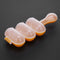 DIY Onigiri Rice Balls Mold Kitchen Sushi Maker Mould Bento Making(Orange)