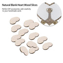 Personalised Wedding Party Guest Book Alternative Wooden Hearts Drop Jar Box`