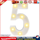 Digital Number LED Symbol Sign Night Light for Wedding Party Birthday (5) Newly