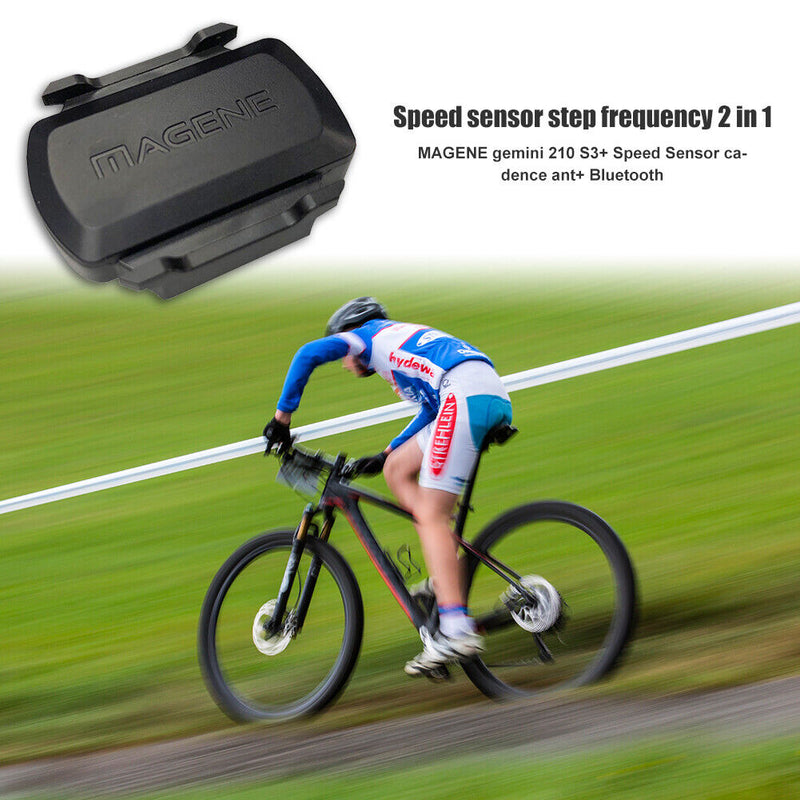 Gemini 210 S3 + Bluetooth ANT+ Speed Cadence Sensor for Garmin Bike Computer