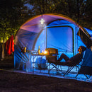 Retro LED Camping Lamp Outdoor Hanging Lantern Waterproof 2 Mode Nightlight