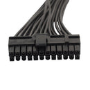2pcs 30CM Dual Power Supply Power Supply 24 Pin ATX Motherboard Adapter Cable