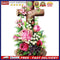 Diamond Painting Kit Flower Cross Full Square Drill Rhinestone DIY Decorati