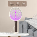 2 in 1 Electric Mosquito Swatter Summer Anti Insect Bug Zapper Trap Racket Newly