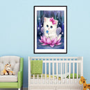 Cute Cat 5D Diamond Painting Embroidery DIY Cross Stitch Craft Home Decor