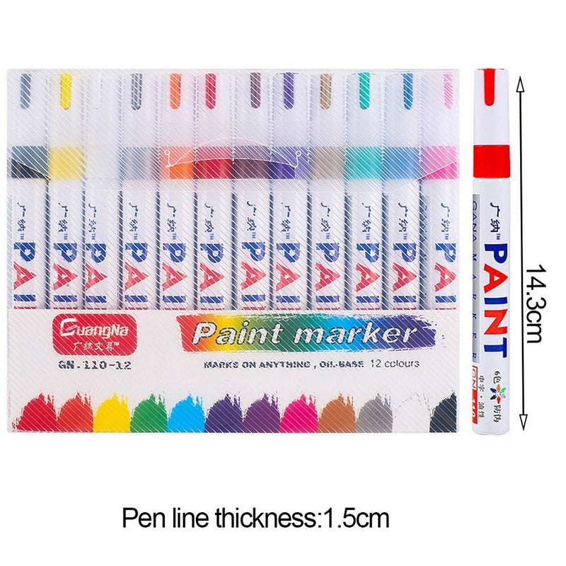 Doodle Pen Paint Marker Pen Car Tire Oil Markers Pens Water Painting Pen